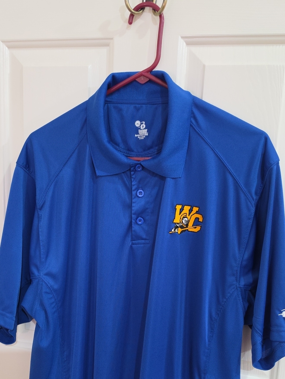 Badger Sport Wilson Christian Academy Chargers Performance Polo - Size XL